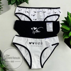 Труси для дівчат BAYKAR 7804 р.XS Чорний