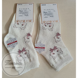 Носки Детские AURA.VIA GNB300 р. 24-27 молочный (котик)