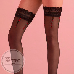 Чулки женские FIORE JUDY 20 р. 4 Black / red