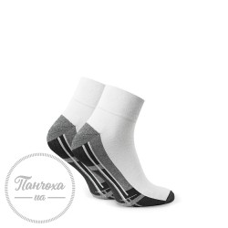 Шкарпетки чоловічі STEVEN 040 (спортивні 3) р.41-43 білий-сірий