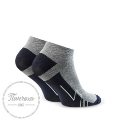 Шкарпетки чоловічі STEVEN 101 (смуга) р.38-40 сірий-темно-синій