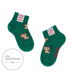 Шкарпетки дитячі CONTE NEW YEAR 21С-64СП р.11-12, 649 Зелений