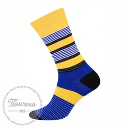 Шкарпетки чоловічі MORE 079 (TWO-COLORS -KOLOROWE) р.39-42 зелений-синій