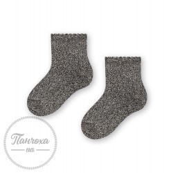 Шкарпетки для дівчат STEVEN 145 (люрекс) р.17-19 чорний