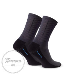 Шкарпетки чоловічі STEVEN (Спорт 12) 057 р.44-46 графіт-чорний