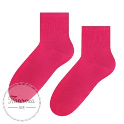 Шкарпетки жіночі STEVEN 037 (гладкі) р.38-40 малиновий