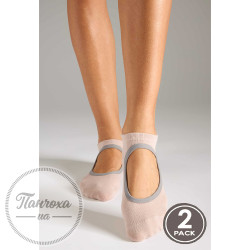 Носки Женские LEGS YOGA ABS (2 пары) р. 36-40 Dusty Rose