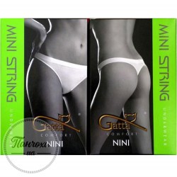 Труси жіночі GATTA Mini String NINI (black, S)