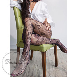 Колготки женские PANNA (кружево цветы 0126) p.1/2 Nero