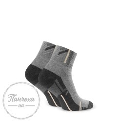 Шкарпетки підліткові STEVEN 040 (sport) р.35-37 сірий-темно-сірий