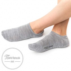 Шкарпетки жіночі STEVEN 130 (ультракороткі) р.35-37 св.сірий