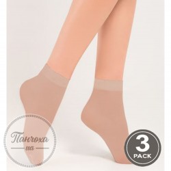 Шкарпетки жіночі LEGS 152 SUNNY 15 (3 пари) One size Sand